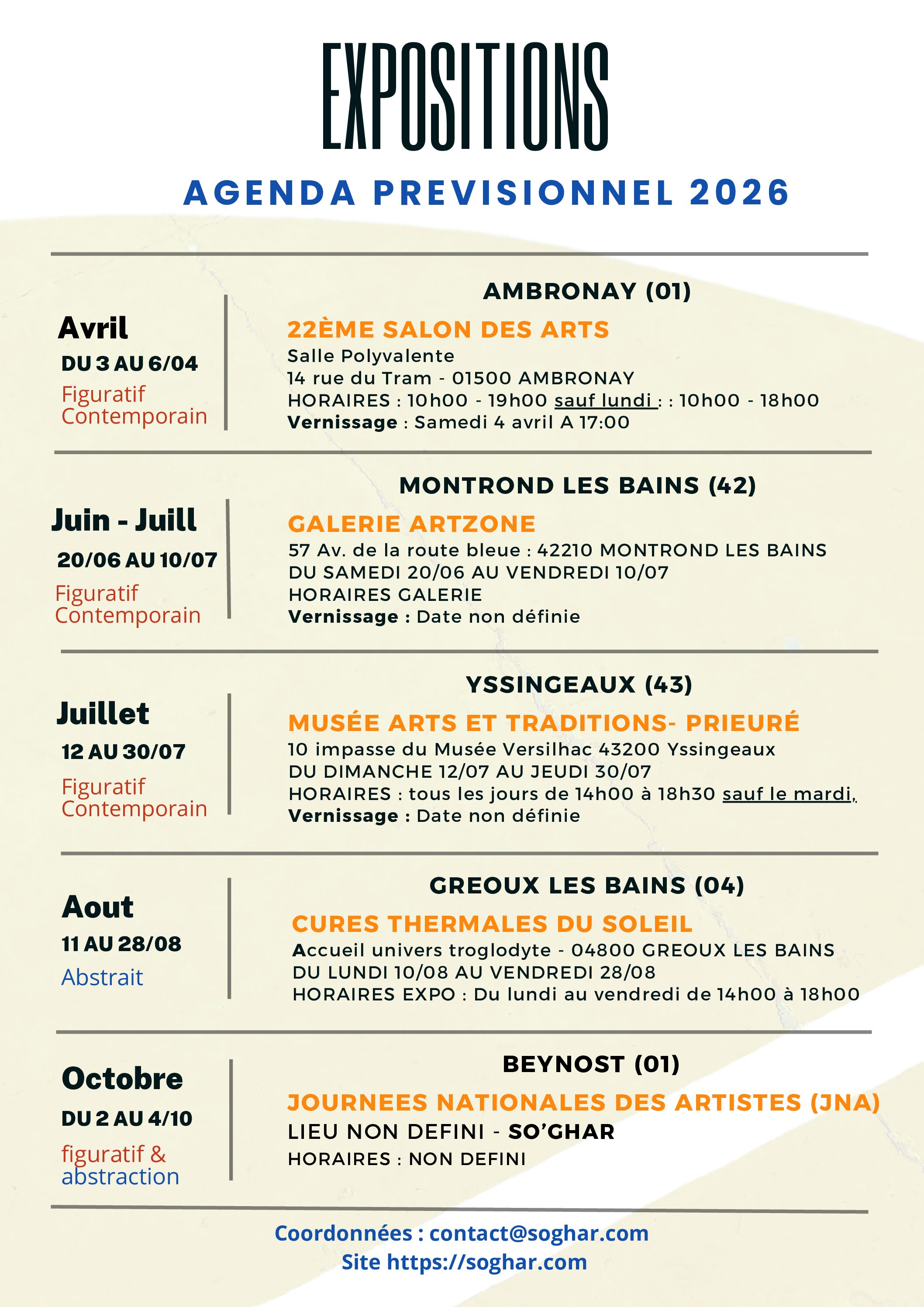 Agenda 2026 - SO'GHAR